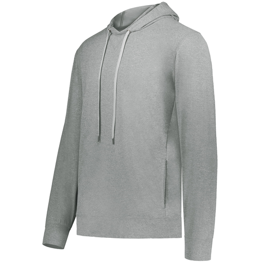[222698.013.S-LOGO3] YOUTH VENTURA THIN KNIT HOODIE (Youth S, Silver, Logo 3)