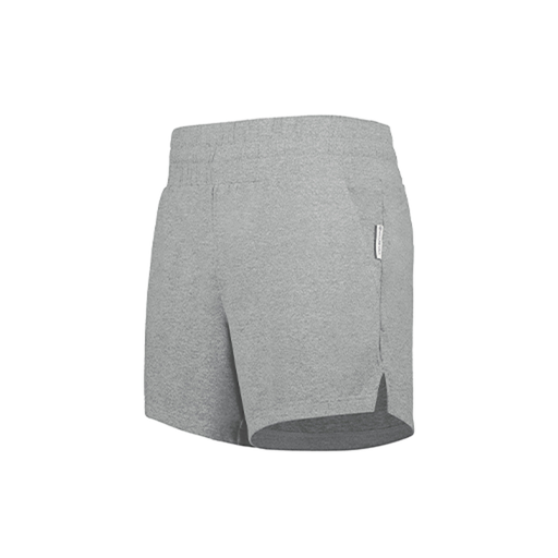 [225705.015.XS-LOGO5] LADIES VENTURA SOFT KNIT SHORTS (Female Adult XS, Silver, Logo 5)